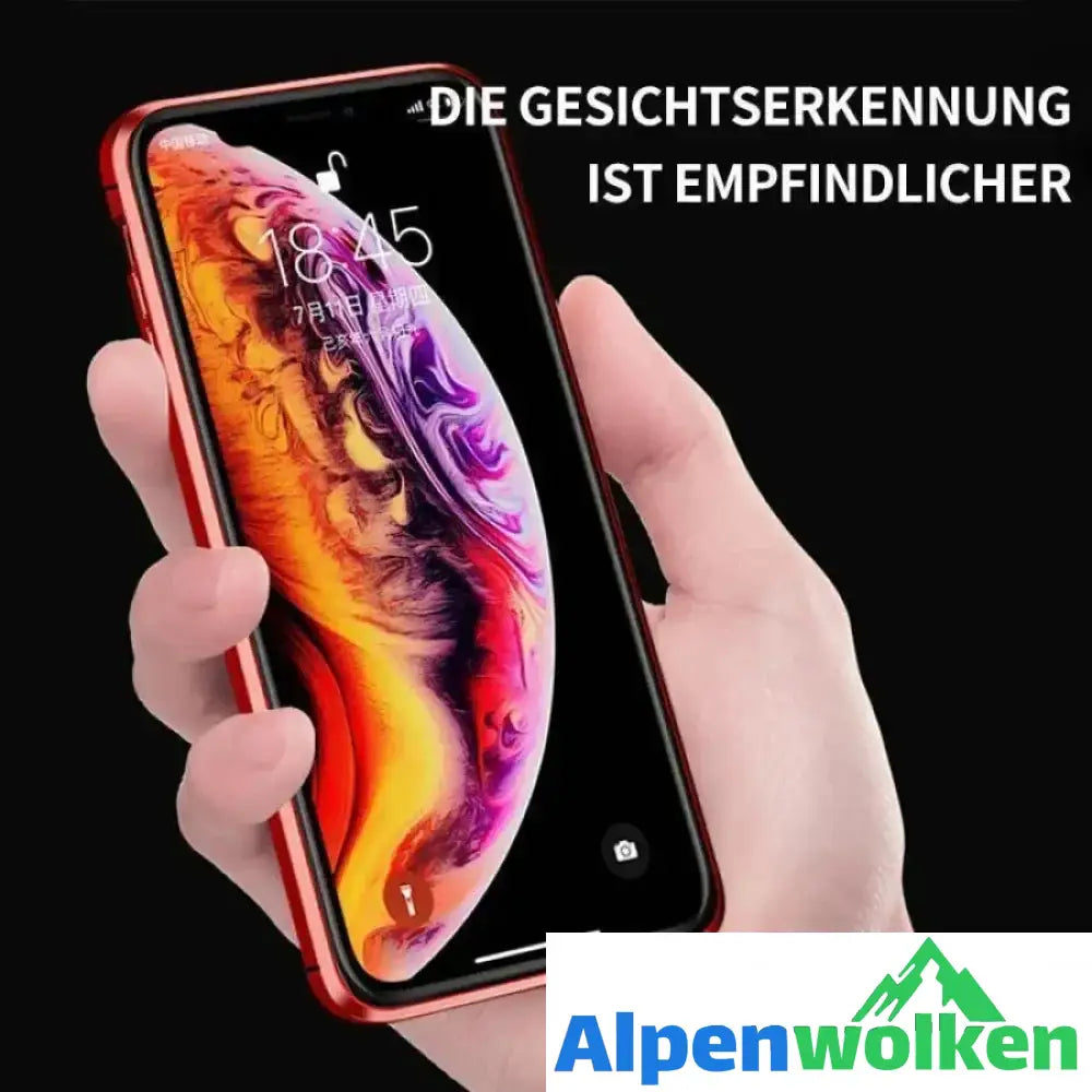 Alpenwolken - Blickschutz Handyhülle für iPhones (Doppelseite)