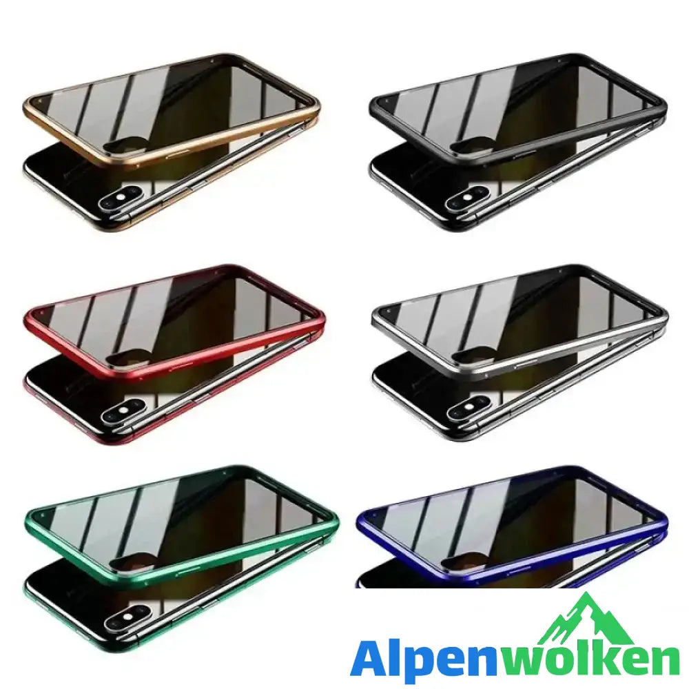 Alpenwolken - Blickschutz Handyhülle für iPhones (Doppelseite)