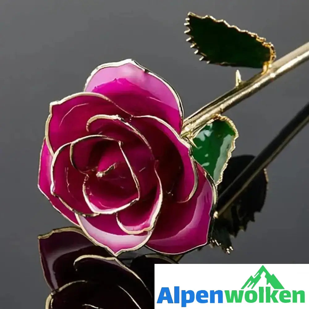 Alpenwolken - Blüte Ewige 24K Gold Rose