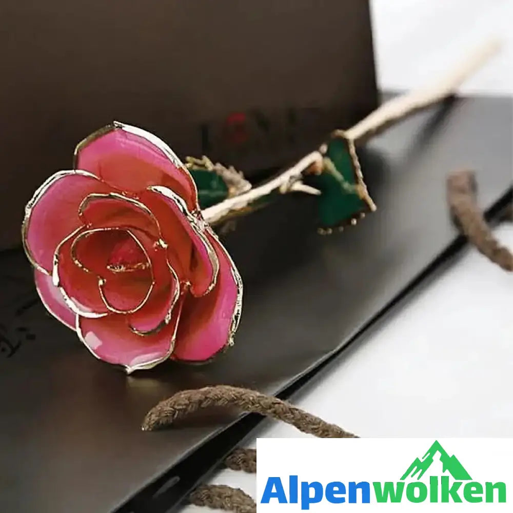 Alpenwolken - Blüte Ewige 24K Gold Rose