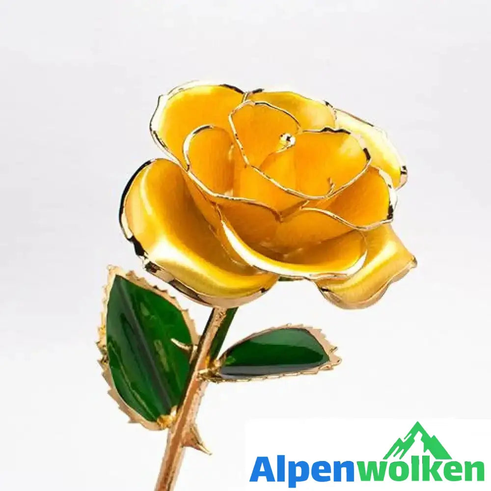 Alpenwolken - Blüte Ewige 24K Gold Rose GELB