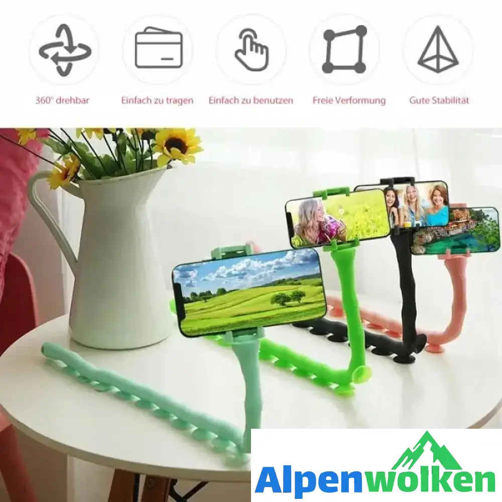 Alpenwolken - Bluetooth Raupe Handyhalter