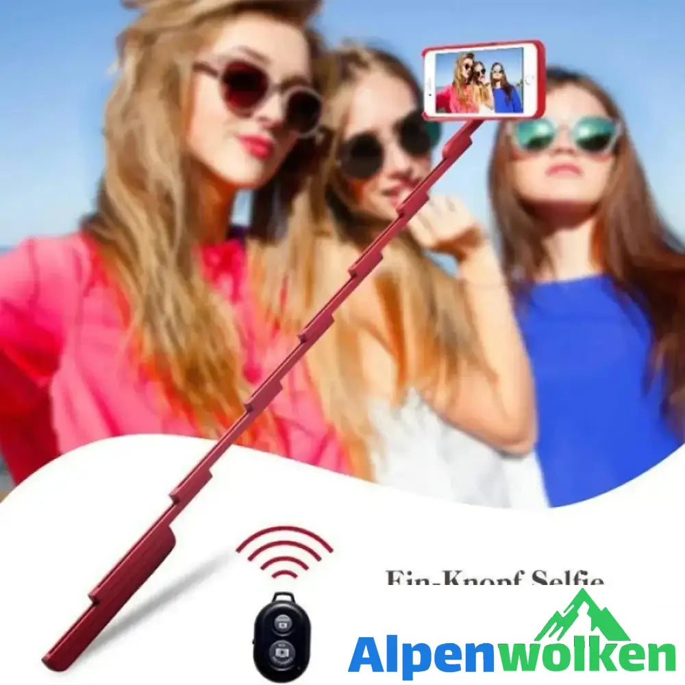 Alpenwolken - Bluetooth Selfie Stick Handy Hülle