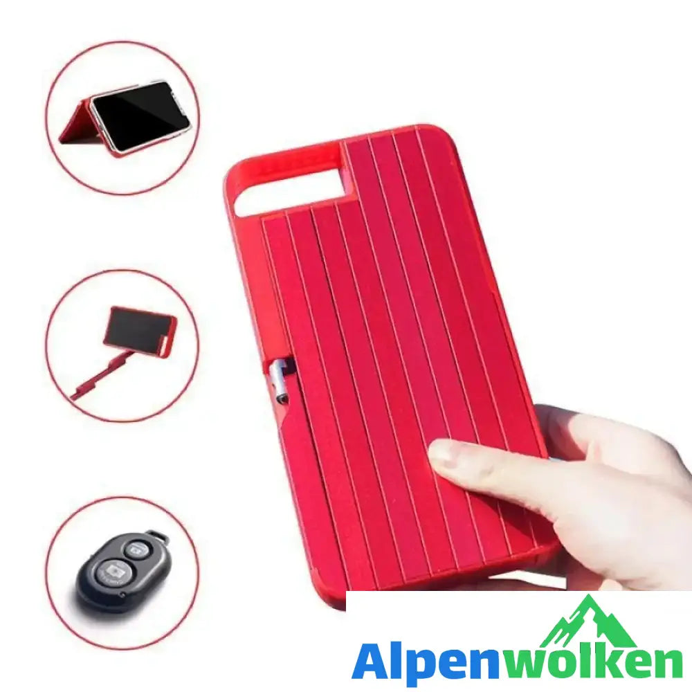 Alpenwolken - Bluetooth Selfie Stick Handy Hülle