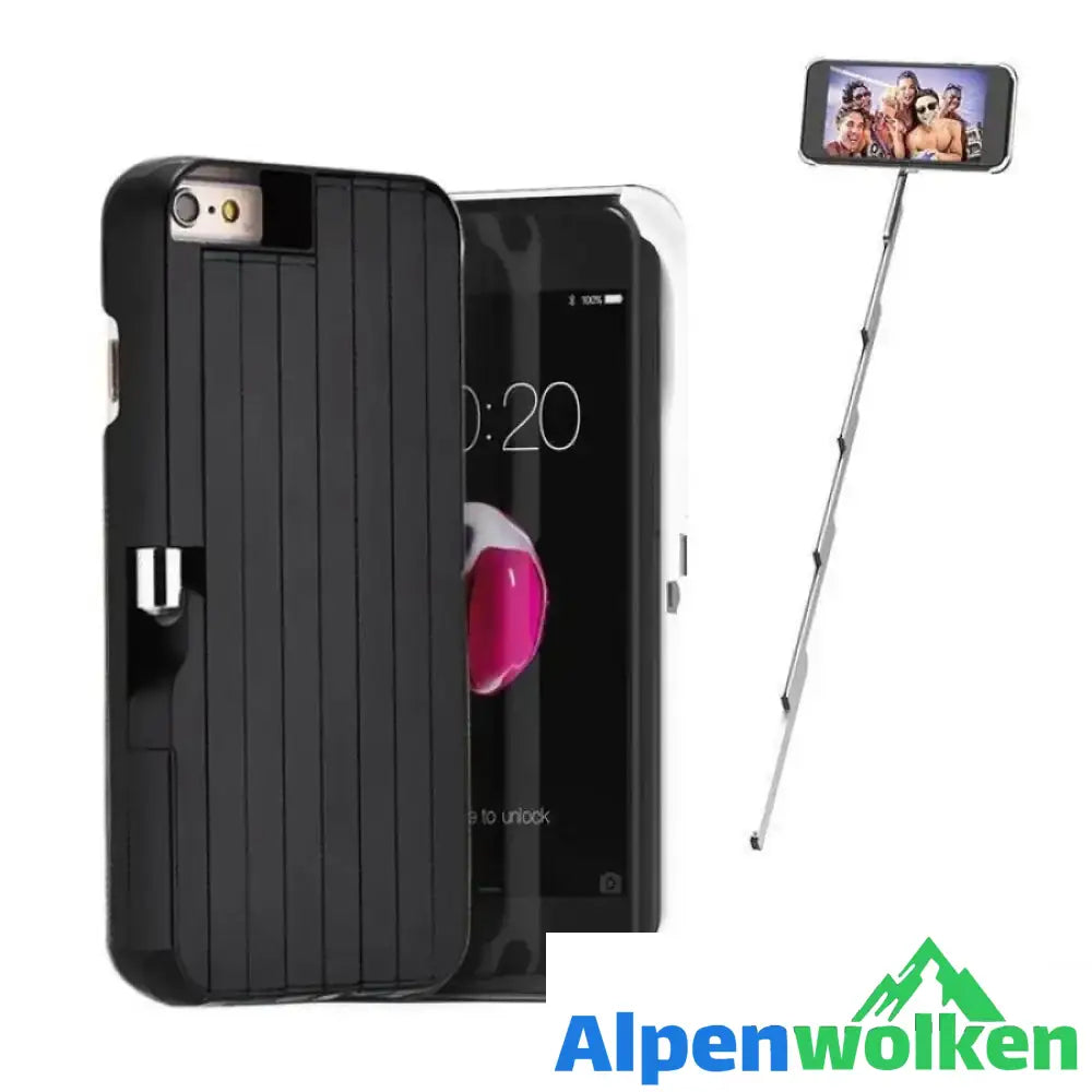 Alpenwolken - Bluetooth Selfie Stick Handy Hülle