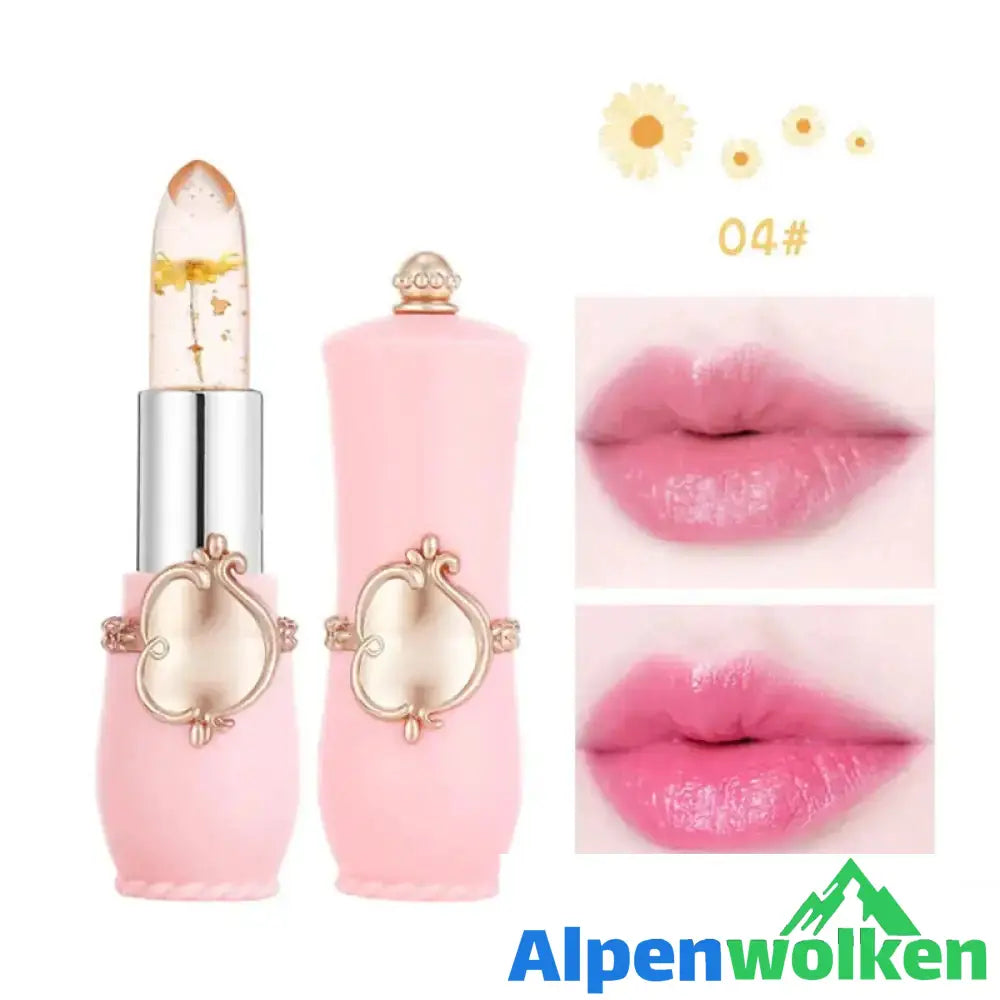 Blumen Temperaturempfindlicher Faebverändernder Lippenstift 04#Chrysanthemengelb