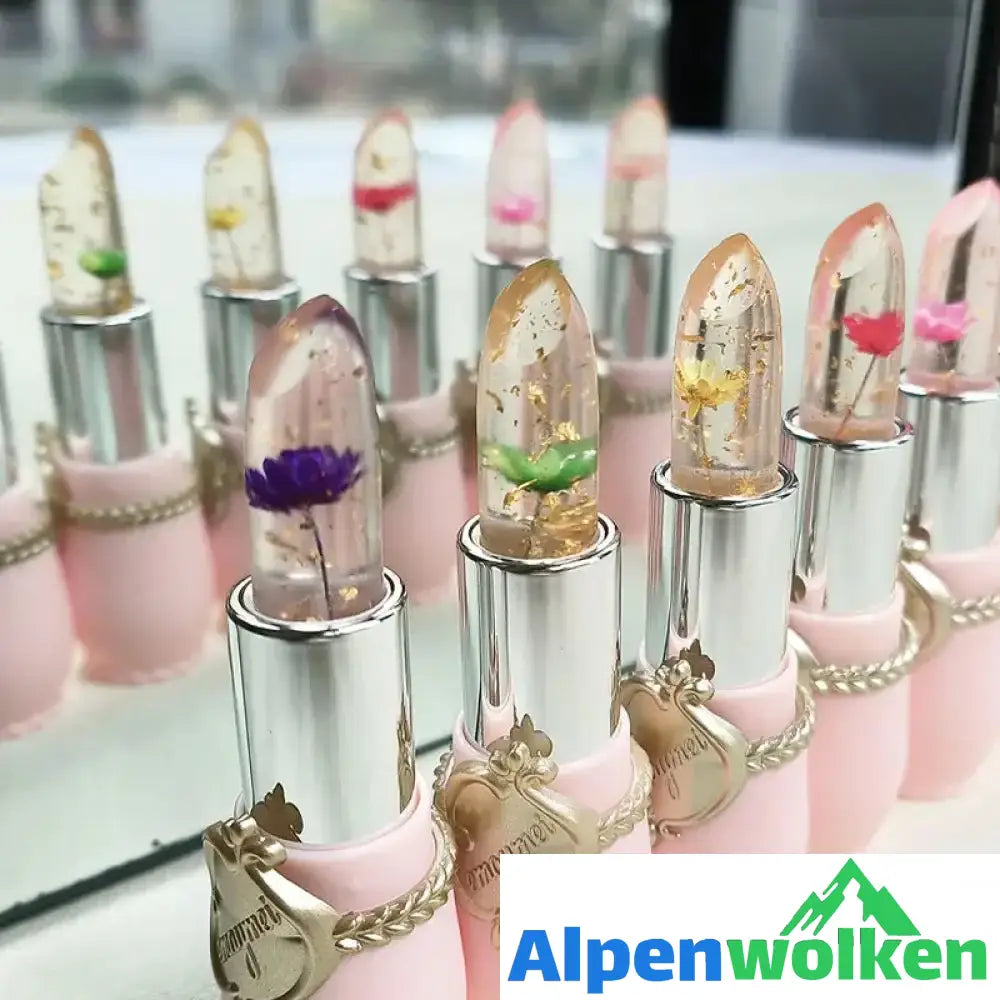 Alpenwolken - Blumen Temperaturempfindlicher faebverändernder Lippenstift