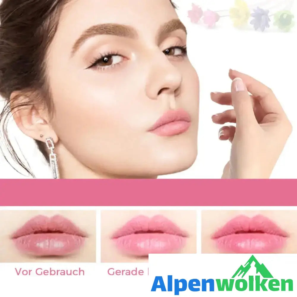 Alpenwolken - Blumen Temperaturempfindlicher faebverändernder Lippenstift