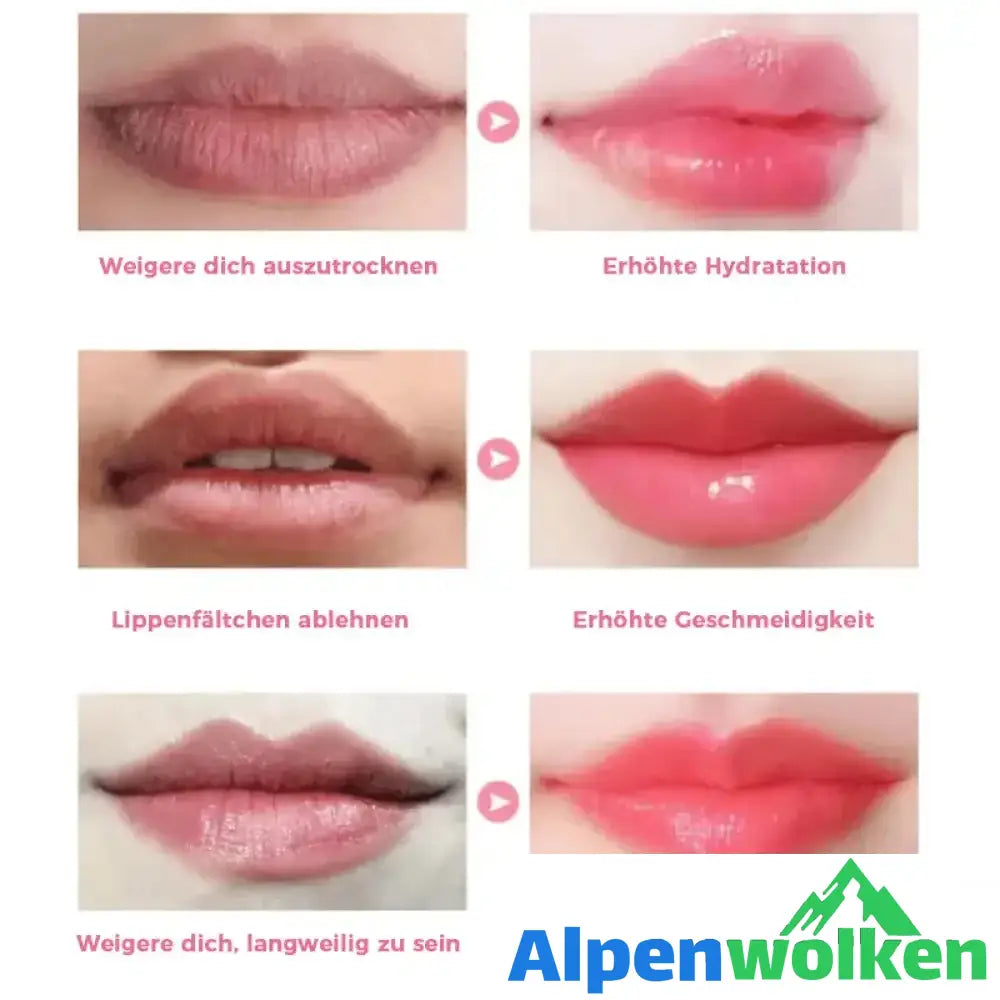 Alpenwolken - Blumen Temperaturempfindlicher faebverändernder Lippenstift