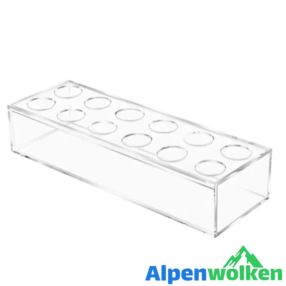 Alpenwolken - Blumenvase aus klarem Acryl