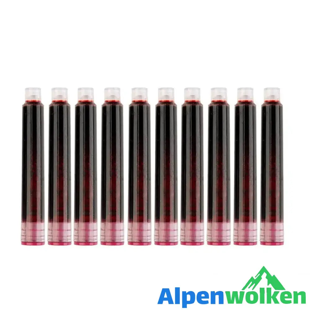 Alpenwolken - Bonbonfarbene Stifte Rote Tinte-10pcs