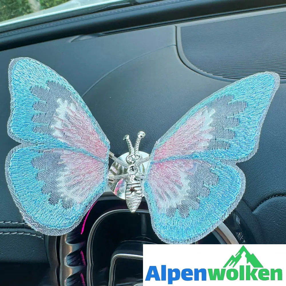 Alpenwolken - Borduurwerk Geurvlinder Decoratie