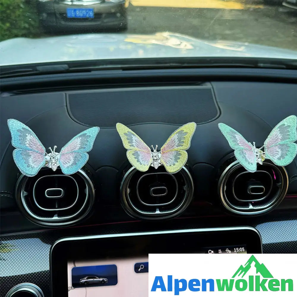 Alpenwolken - Borduurwerk Geurvlinder Decoratie