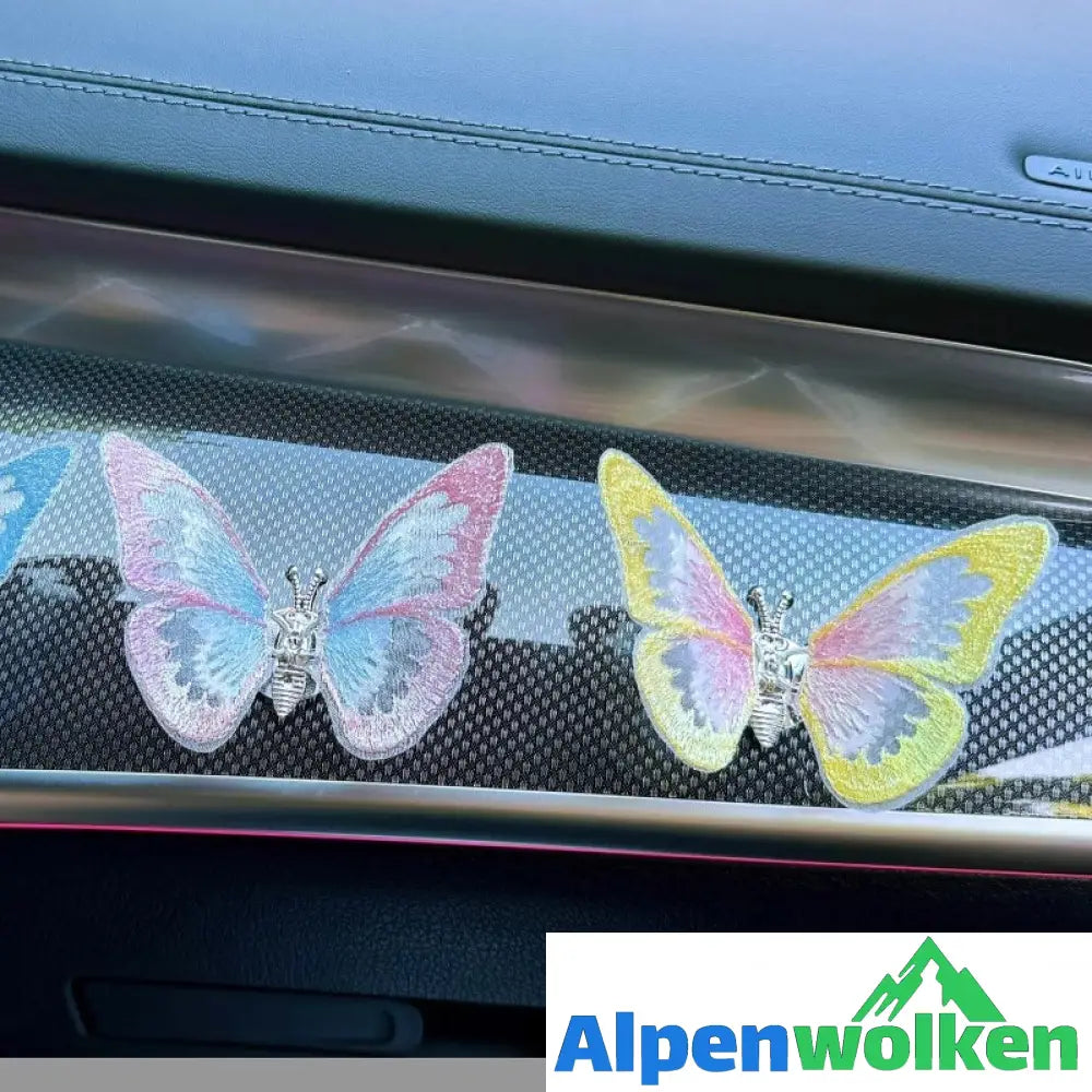 Alpenwolken - Borduurwerk Geurvlinder Decoratie