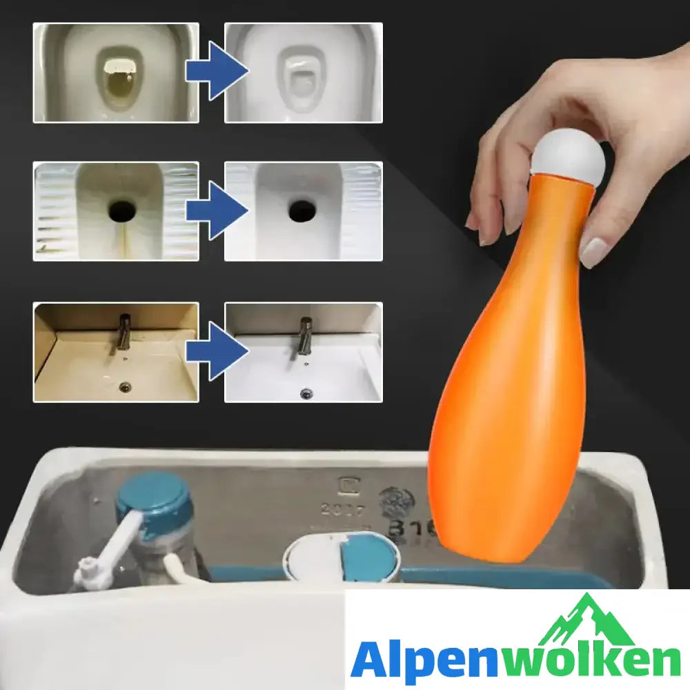 Alpenwolken - Bowling Blaue Blase Toilettenreiniger