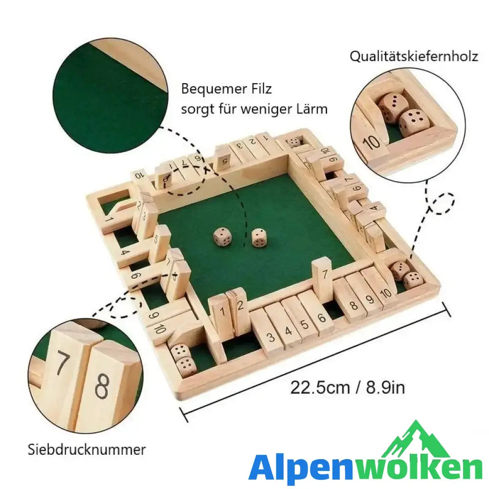 Alpenwolken - Brettspiel aus Holz