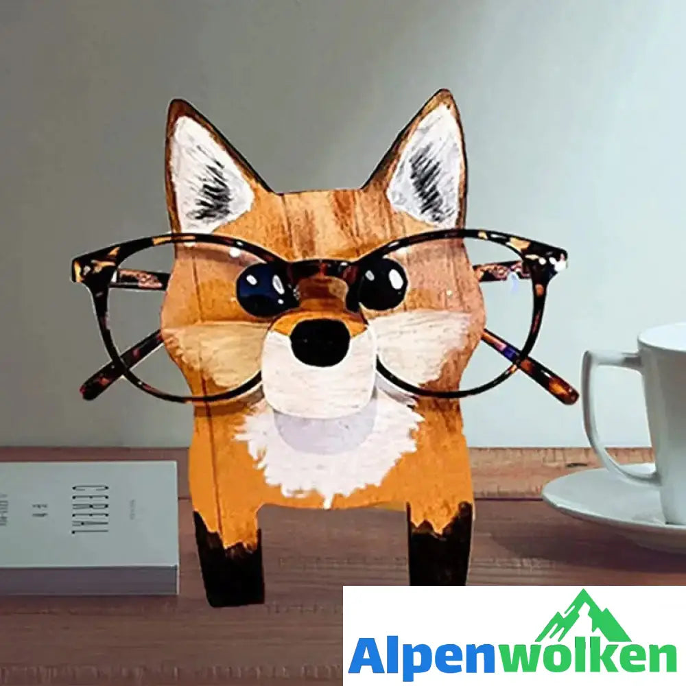 Alpenwolken - Brillengestell aus Holz Fuchs