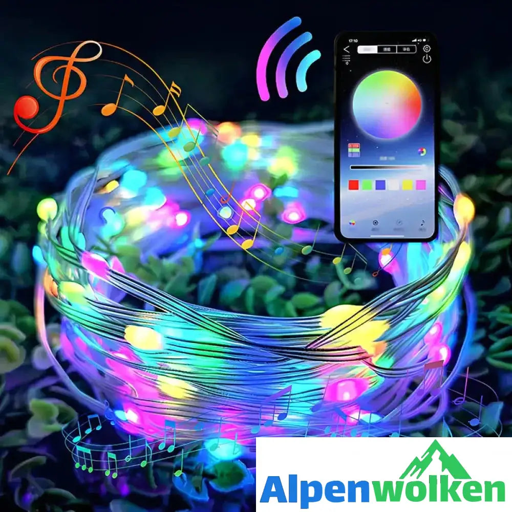 Alpenwolken - 💡🌈Bunte Fernbedienungslichter😎