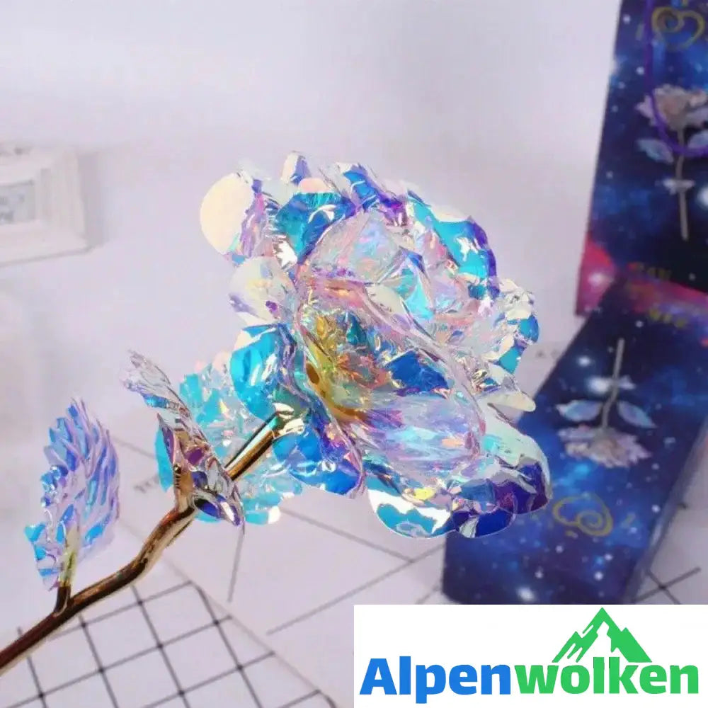 Alpenwolken - Bunte Galaxy Rose