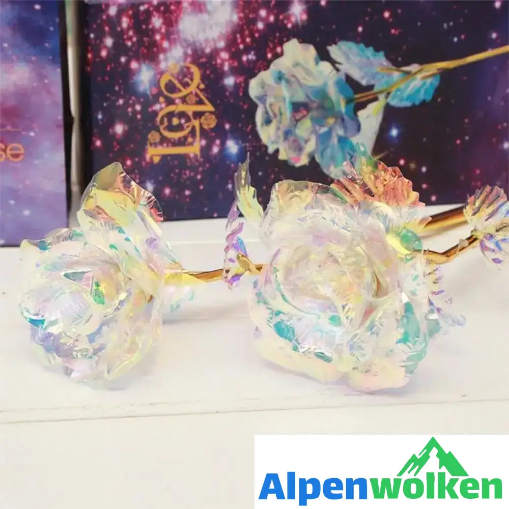 Alpenwolken - Bunte Galaxy Rose