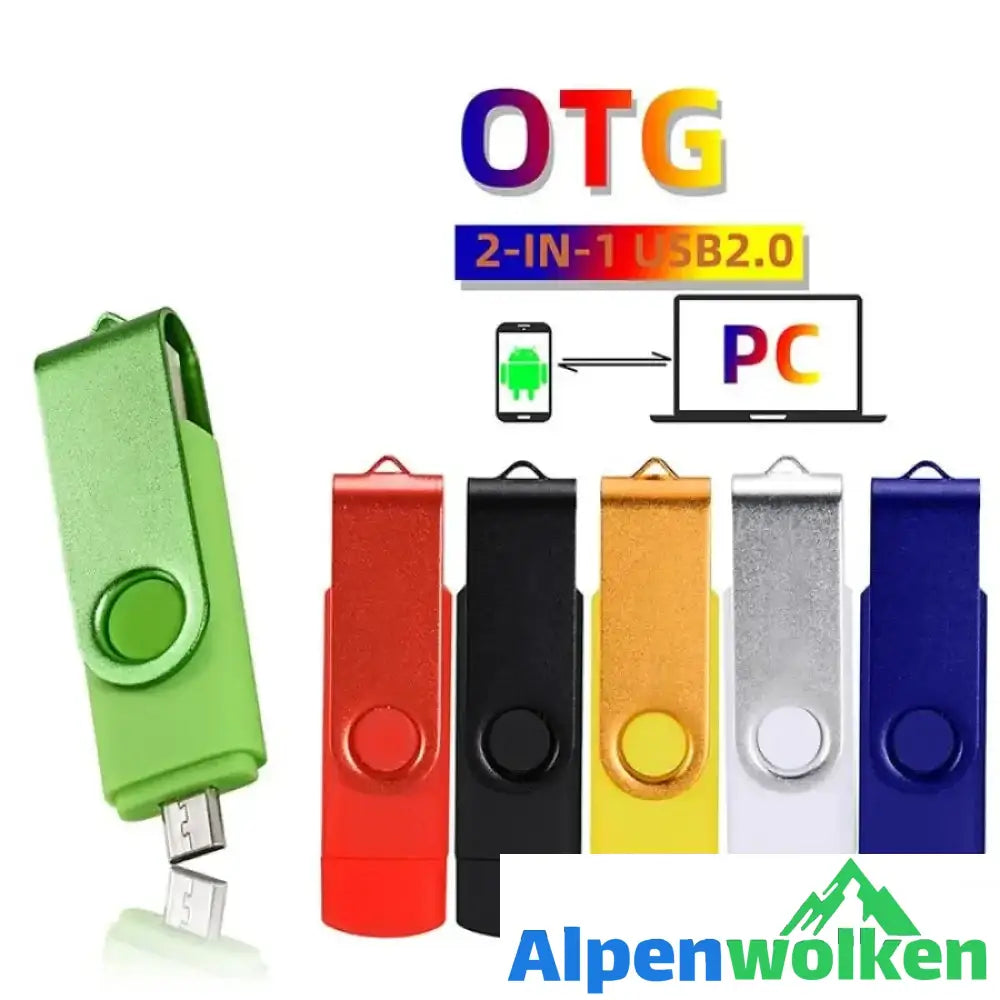 Alpenwolken - Bunter USB- Massenspeicher