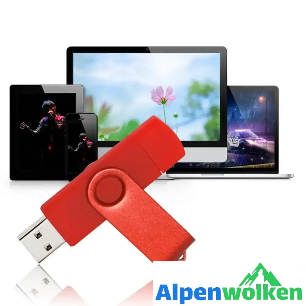 Alpenwolken - Bunter USB- Massenspeicher