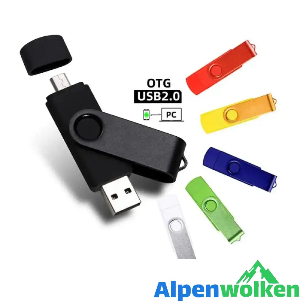 Alpenwolken - Bunter USB- Massenspeicher