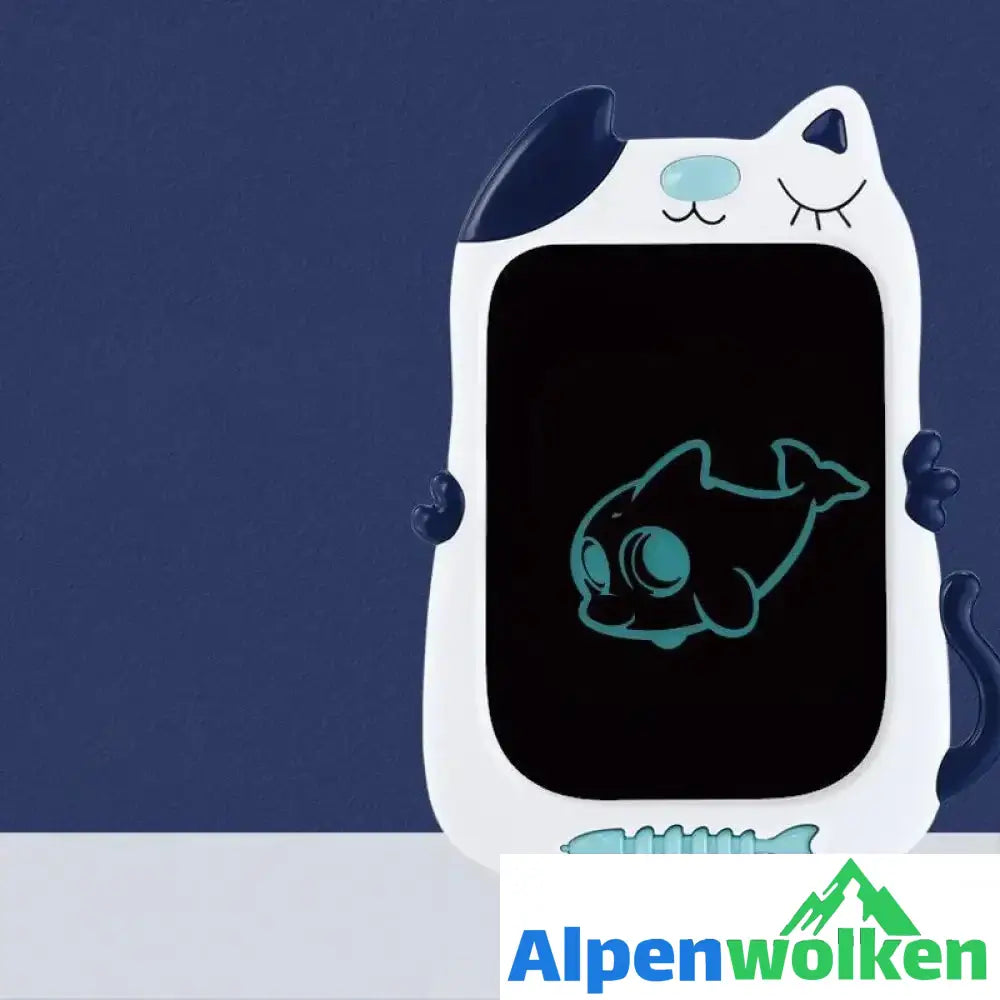 Alpenwolken - Buntes magnetisches LCD-Schreibtablett Blau