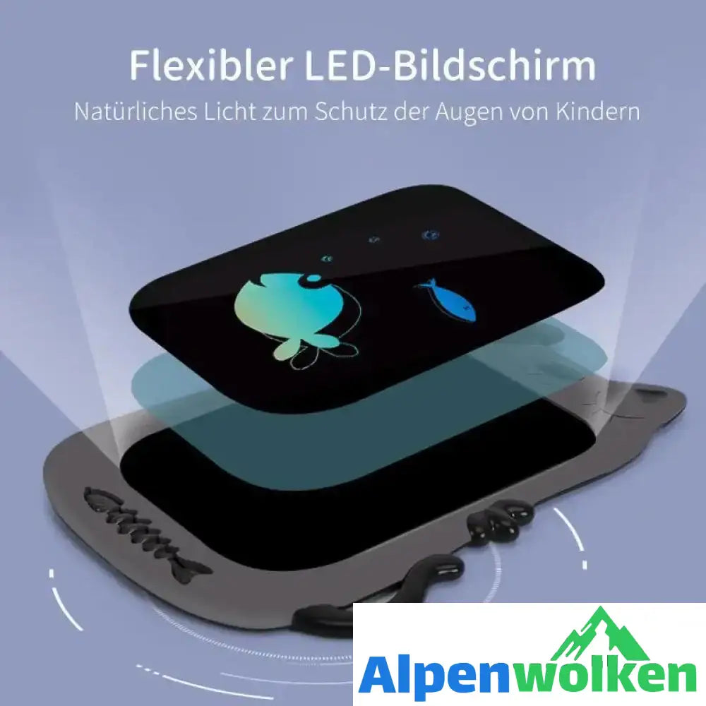 Alpenwolken - Buntes magnetisches LCD-Schreibtablett