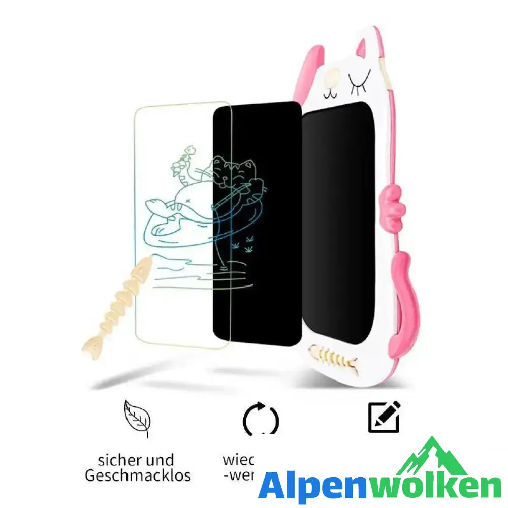 Alpenwolken - Buntes magnetisches LCD-Schreibtablett