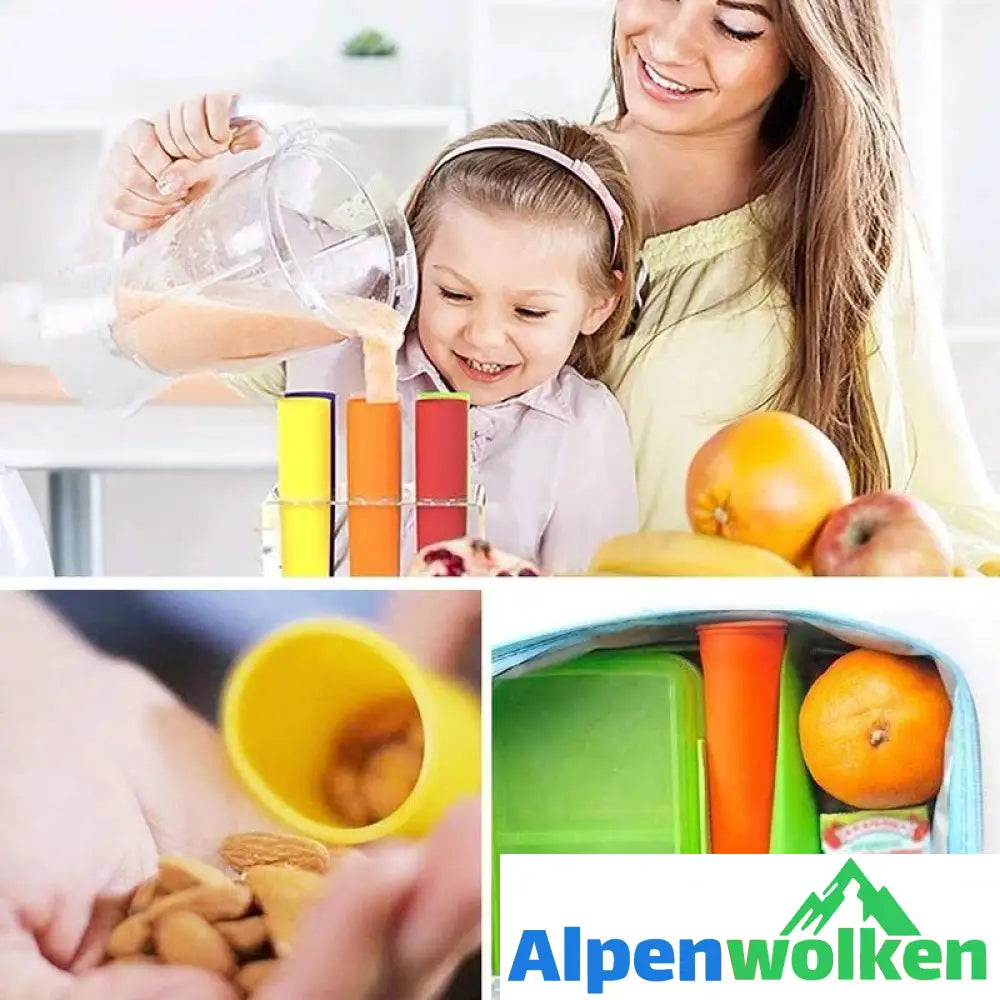 Alpenwolken - Buntes Silikon Eis Pop Mould