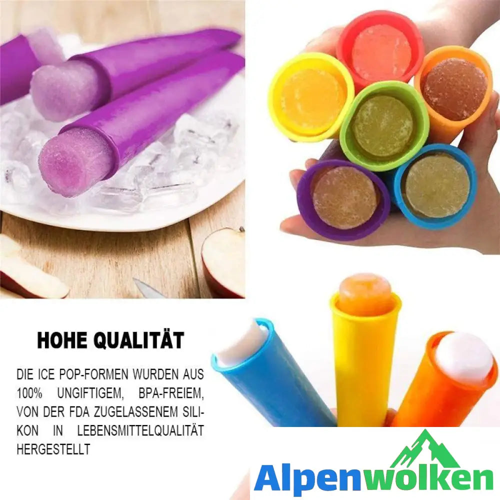 Alpenwolken - Buntes Silikon Eis Pop Mould