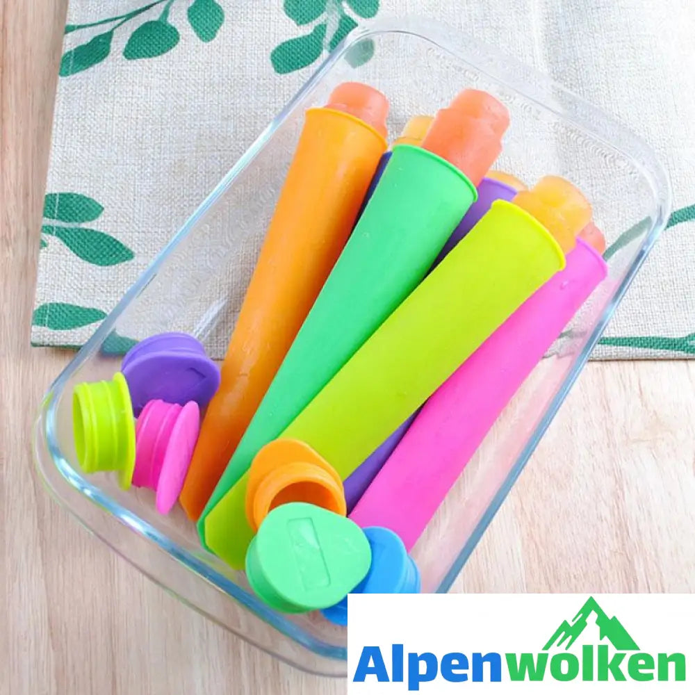 Alpenwolken - Buntes Silikon Eis Pop Mould