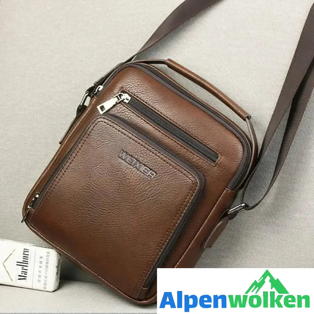 Alpenwolken - Business Umhängetasche für Herren