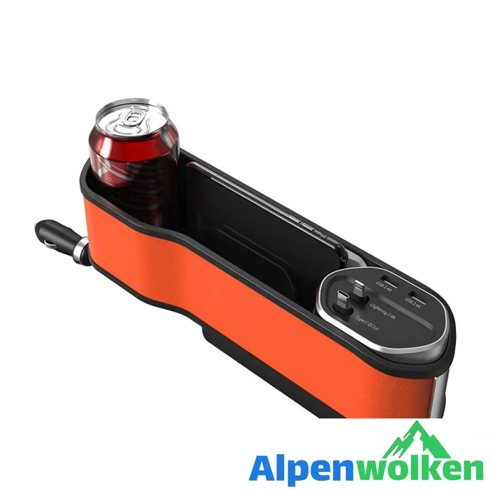 Alpenwolken - Car Seat Gap Filling Wireless Charging Storage Box