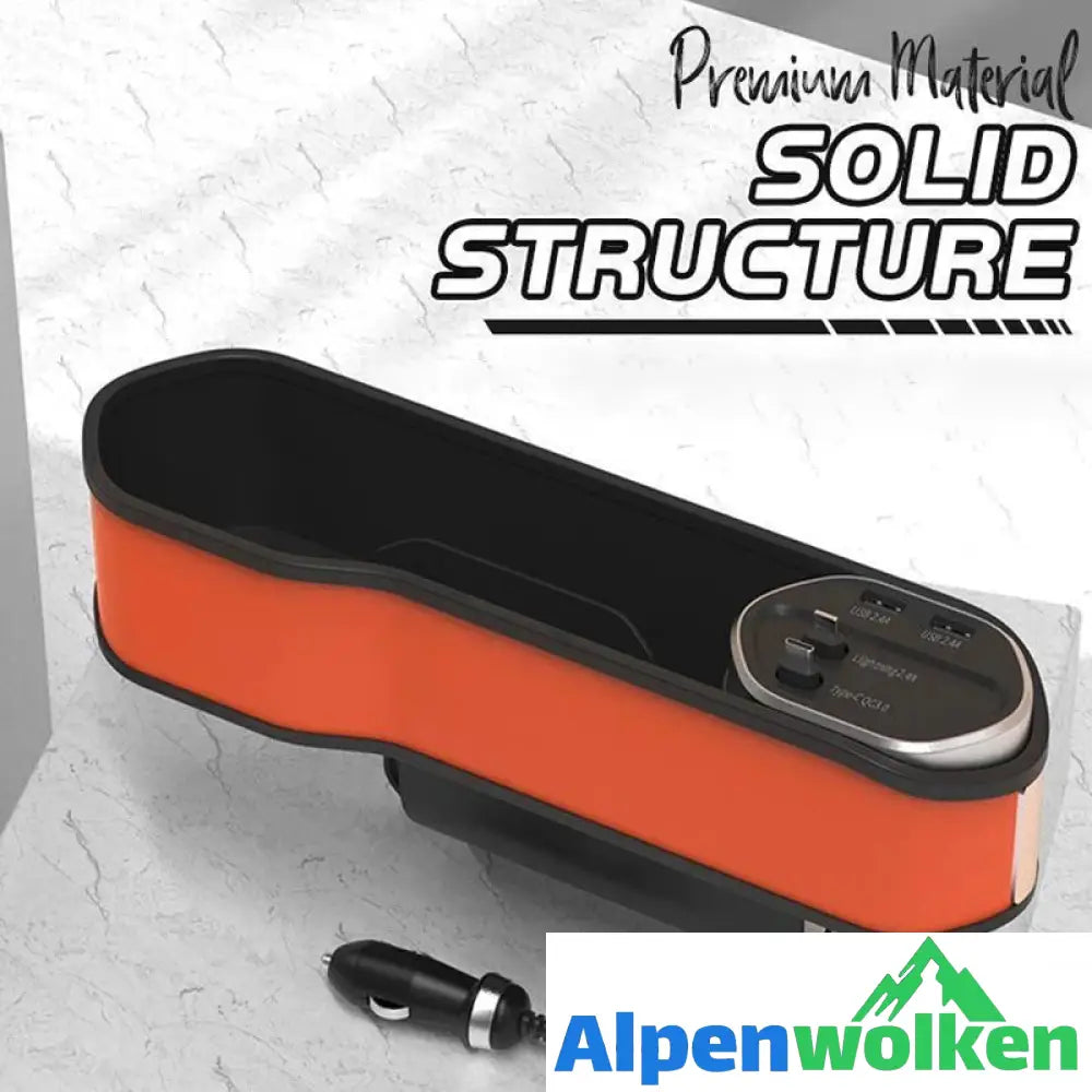 Alpenwolken - Car Seat Gap Filling Wireless Charging Storage Box