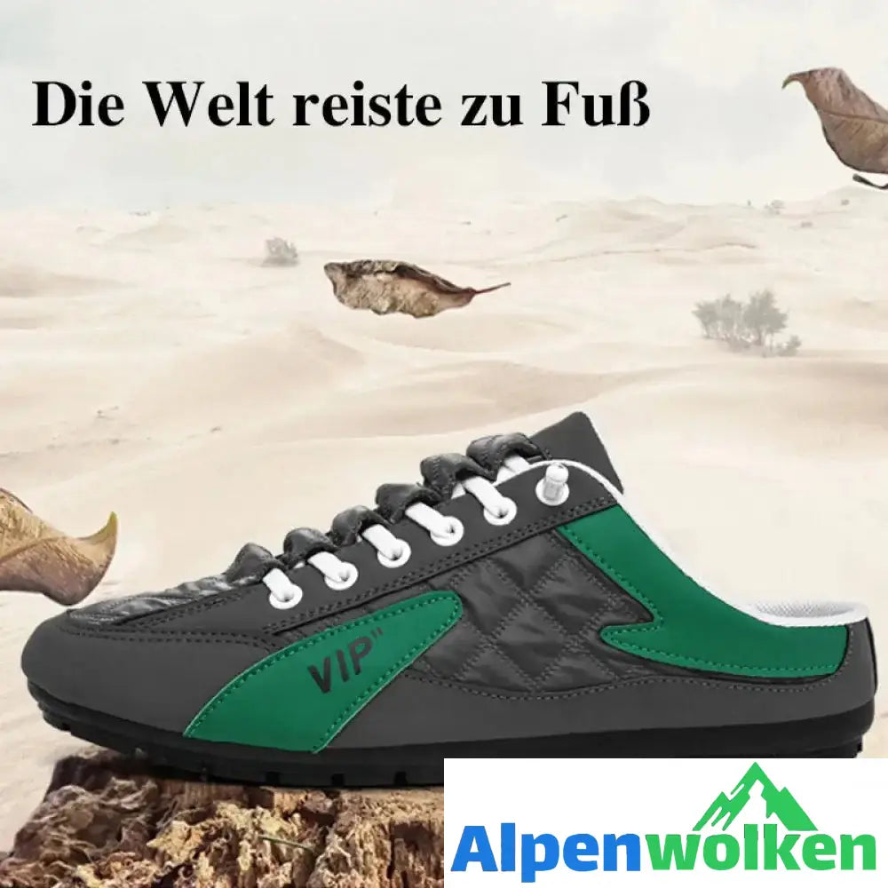 Alpenwolken - Casual Slip-on Halb Hausschuhe