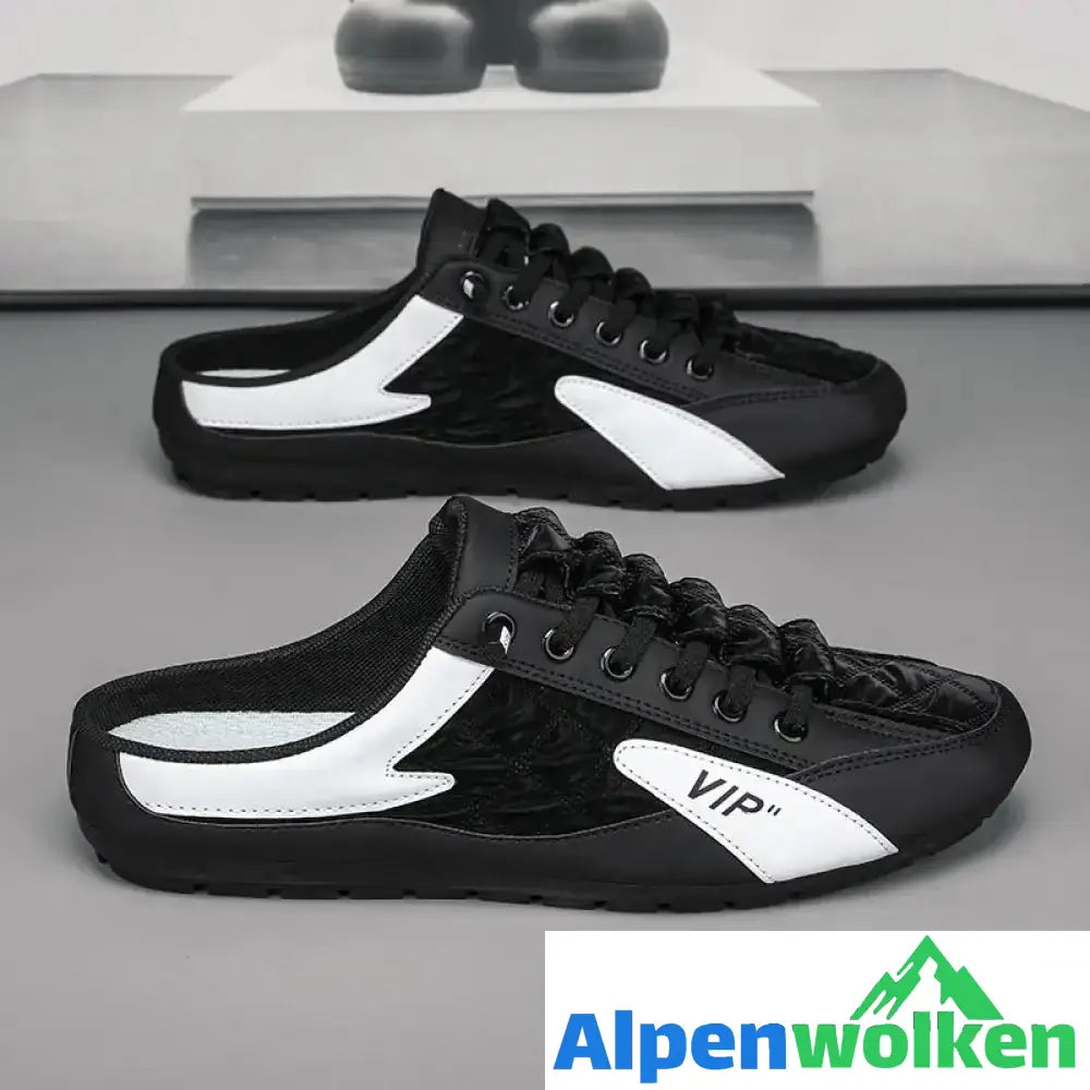 Alpenwolken - Casual Slip-on Halb Hausschuhe