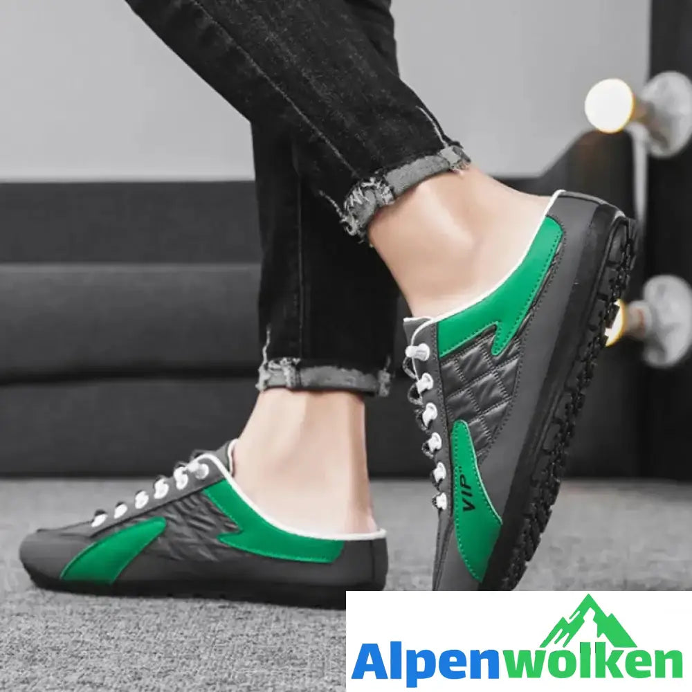 Alpenwolken - Casual Slip-on Halb Hausschuhe