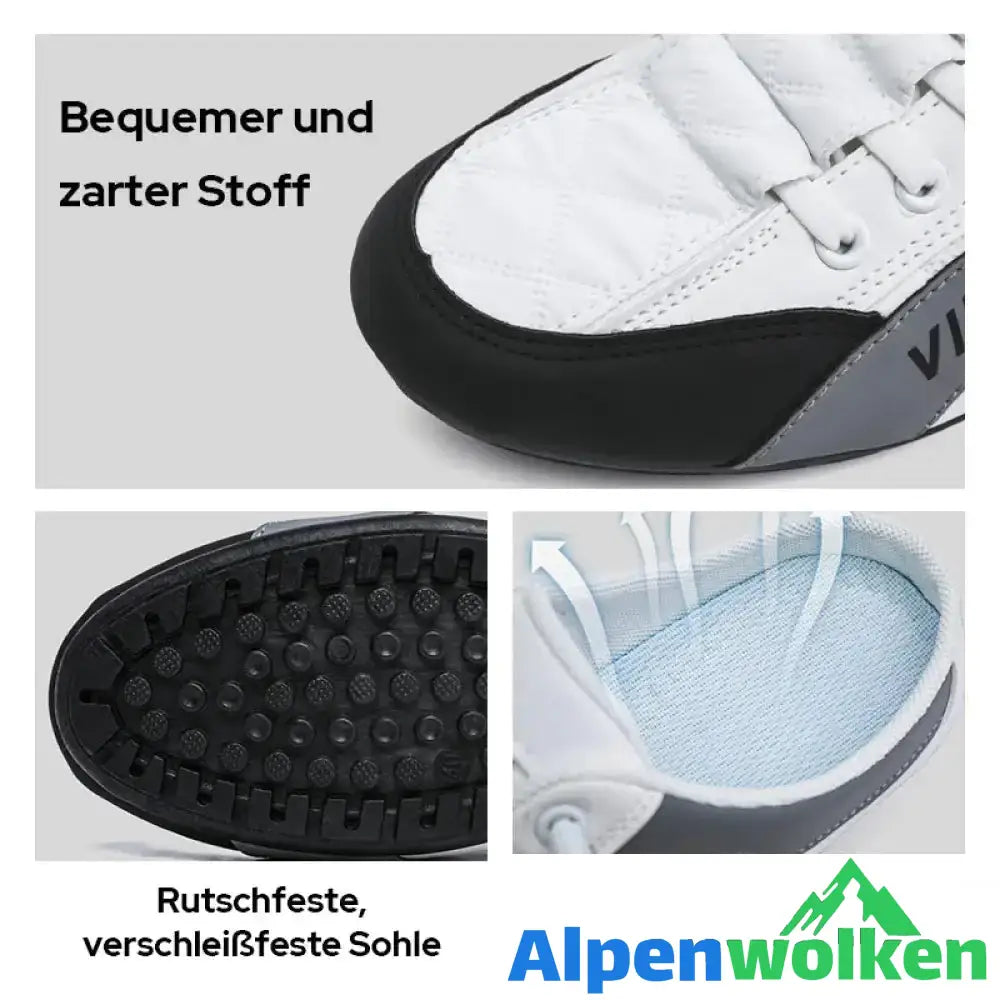 Alpenwolken - Casual Slip-on Halb Hausschuhe