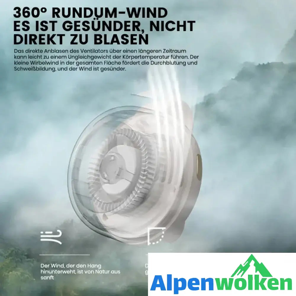 Alpenwolken - Clip-Taille ohne Flügel Ventilator