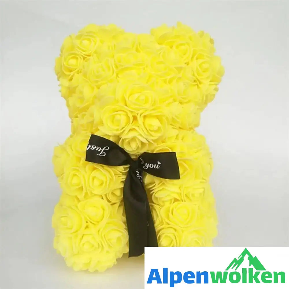 Alpenwolken - Dämmerlicht™ Der blumenförmige Teddy für eine blühende Überraschung! Gelb