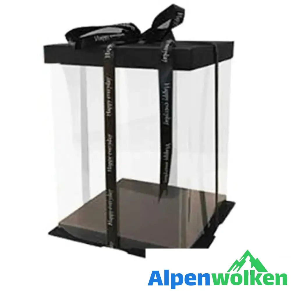 Alpenwolken - Dämmerlicht™ Der blumenförmige Teddy für eine blühende Überraschung! Schwarz Box