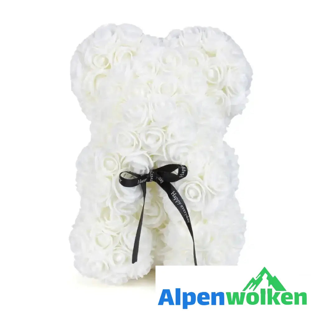 Alpenwolken - Dämmerlicht™ Der blumenförmige Teddy für eine blühende Überraschung! Weiß