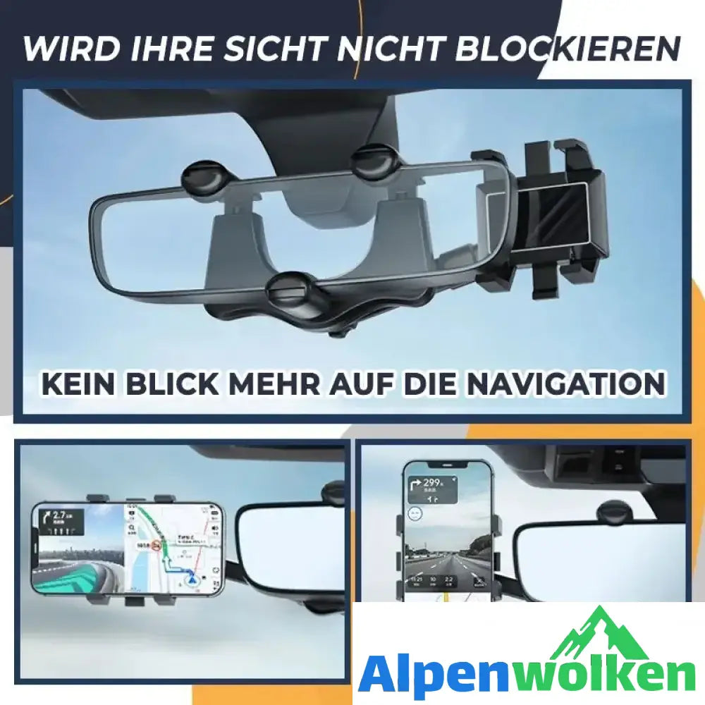 Alpenwolken - Dämmerlicht Drehbarer und einziehbarer Handyhalter