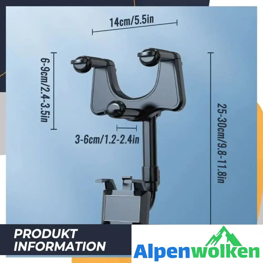 Alpenwolken - Dämmerlicht Drehbarer und einziehbarer Handyhalter