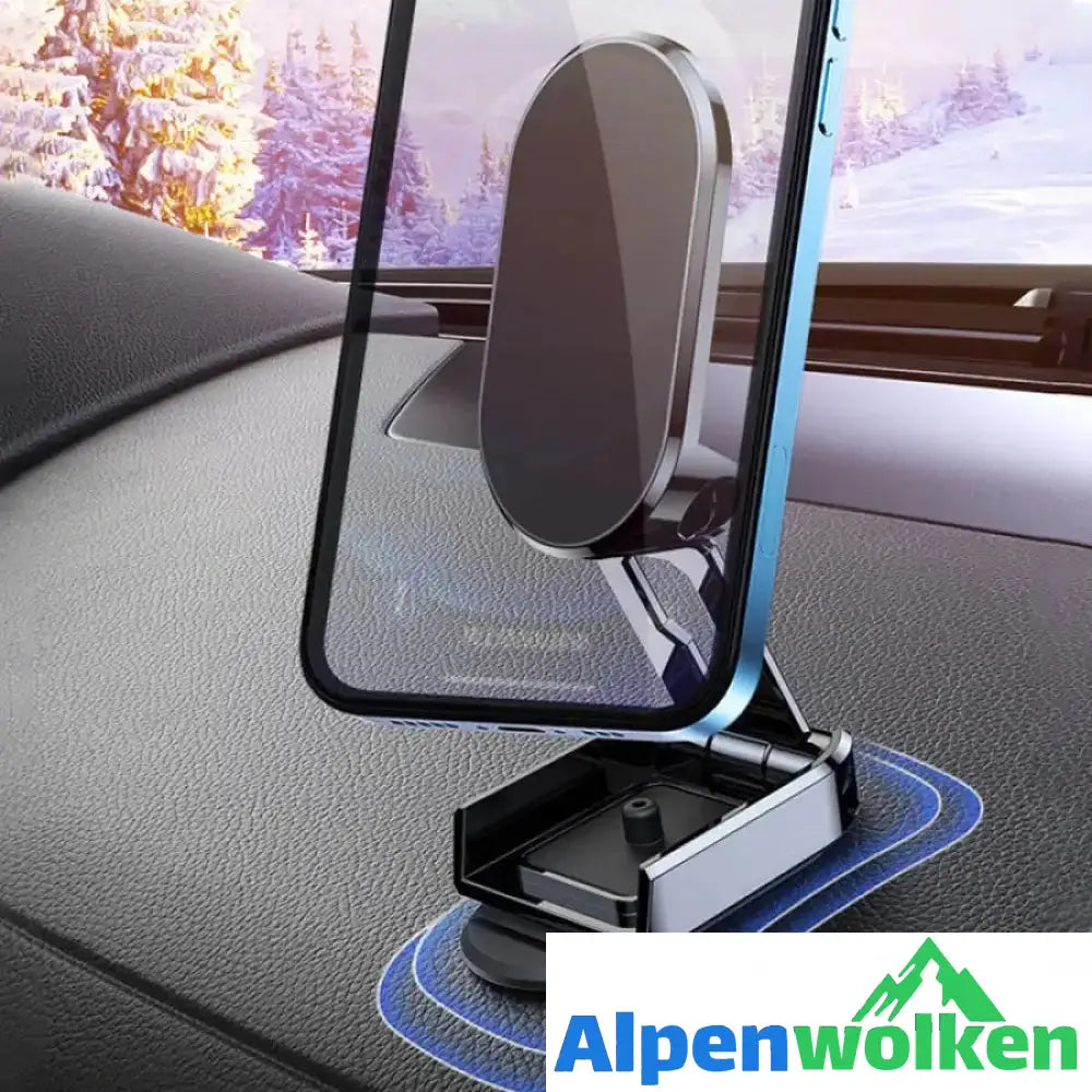 Alpenwolken - Dämmerlicht-Klappbarer Autotelefonhalter aus Metall