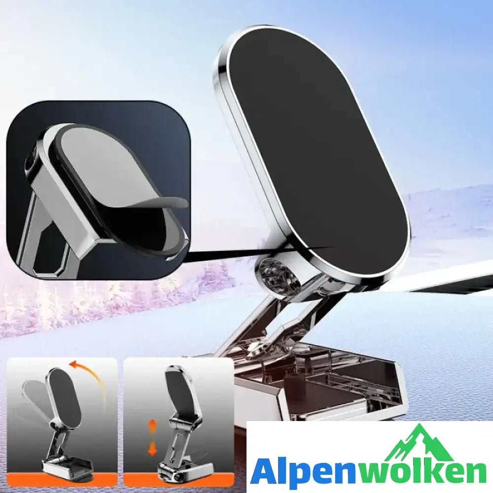 Alpenwolken - Dämmerlicht-Klappbarer Autotelefonhalter aus Metall