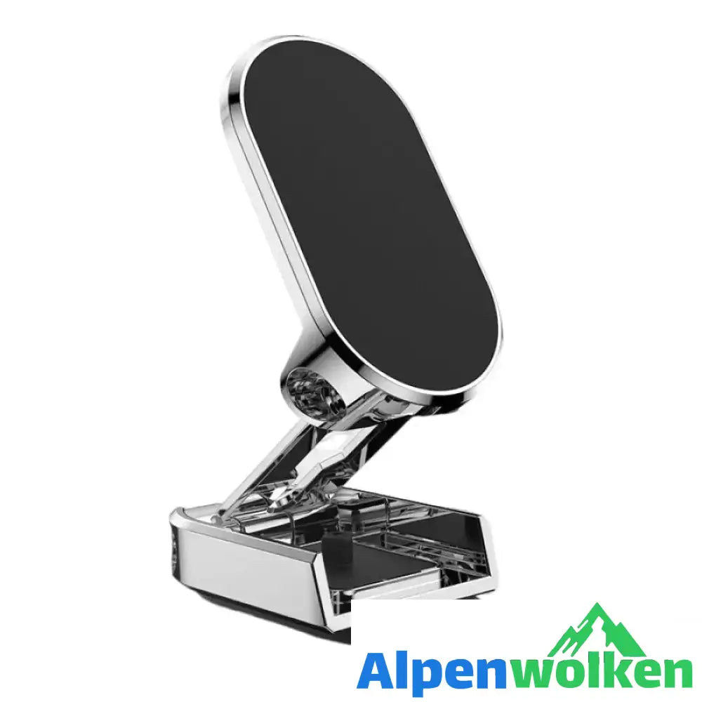 Alpenwolken - Dämmerlicht-Klappbarer Autotelefonhalter aus Metall Silber