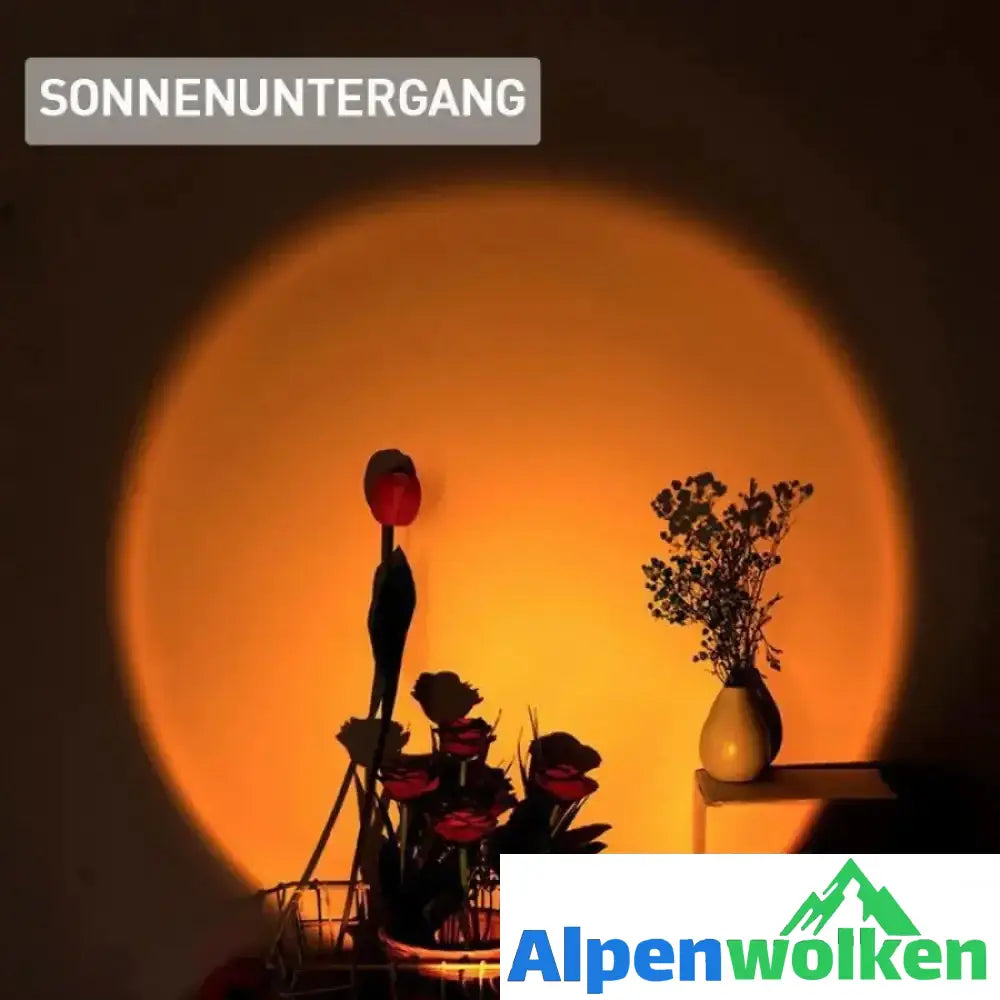 Alpenwolken - Dämmerlicht lampe Regenbogenatmosphäre LED Nachtlicht-Echtes Sonnenuntergang